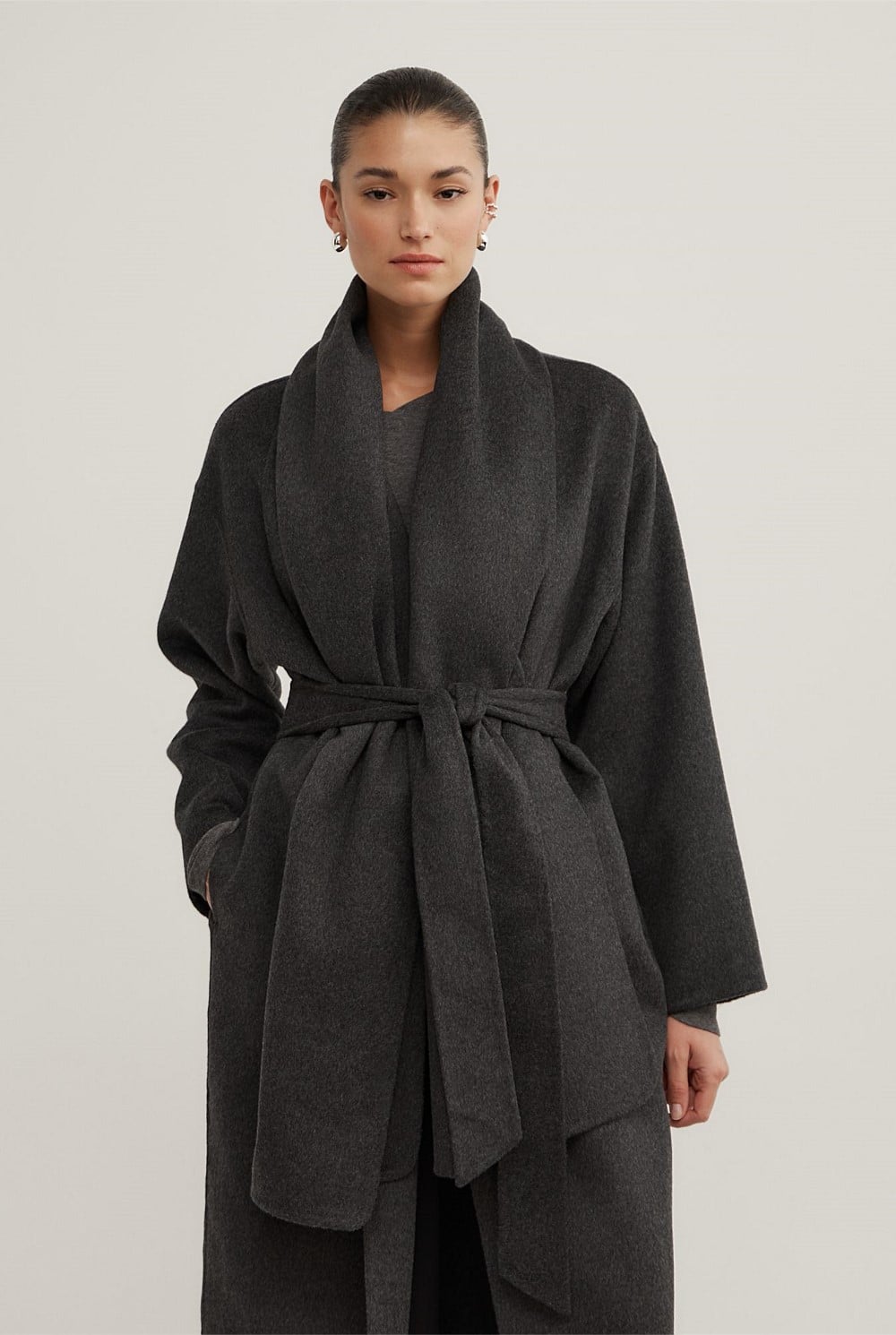 Long Scarf Coat