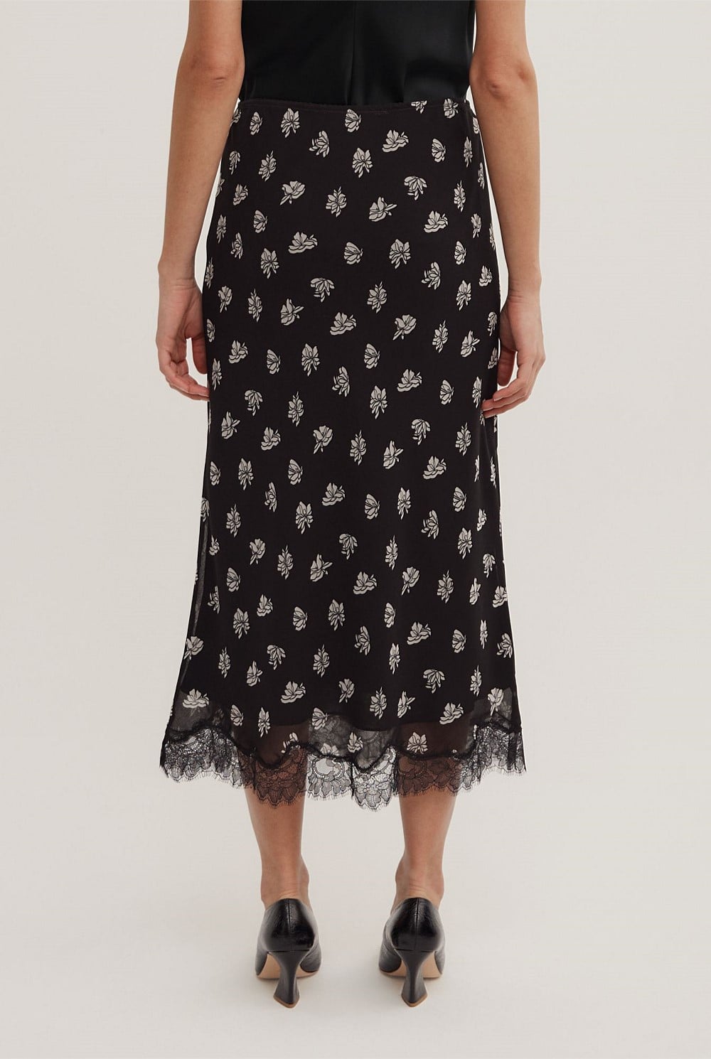 Floral Midi Skirt