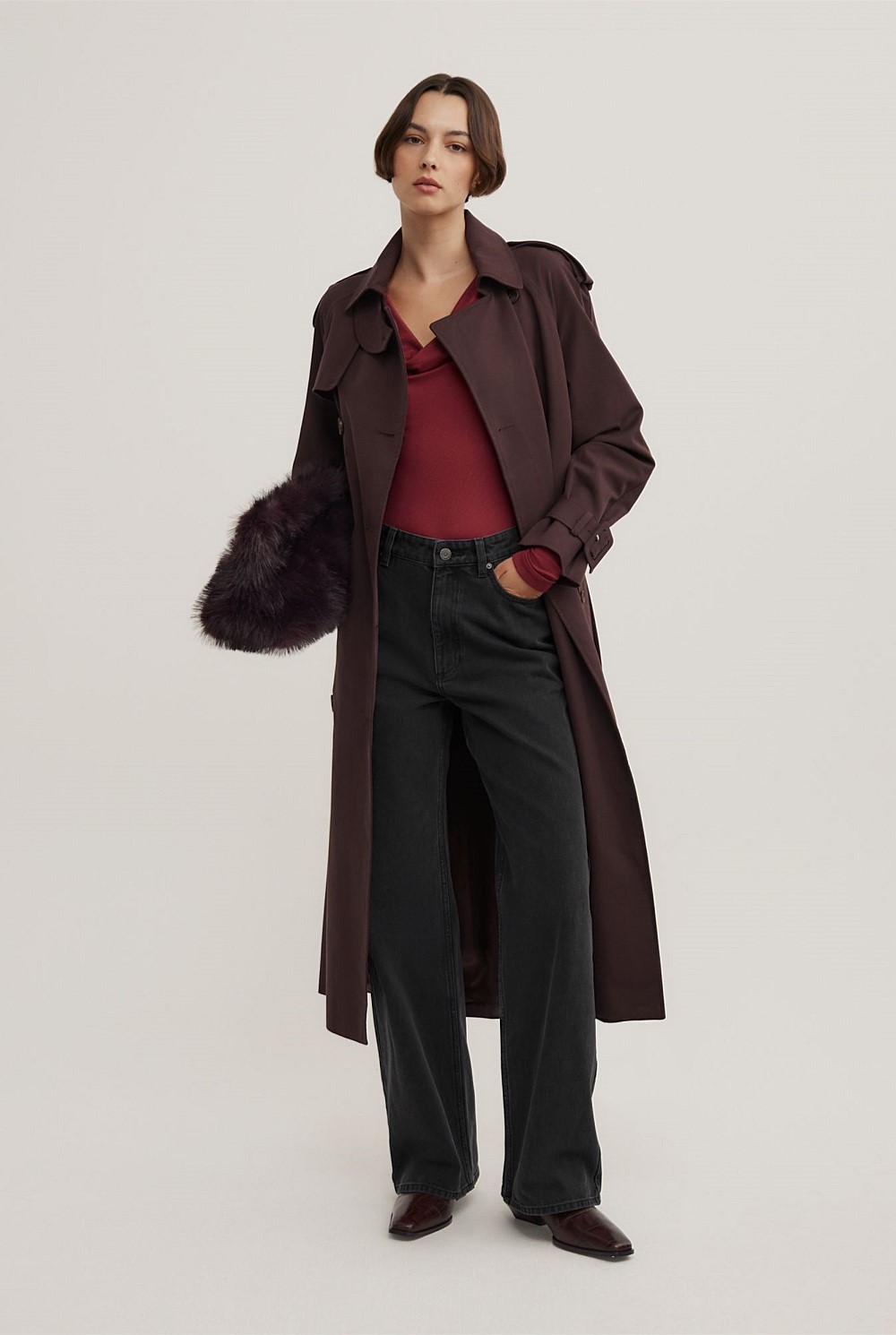 Cowl Neck Long Sleeve Top