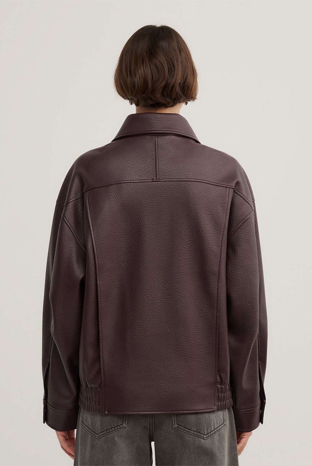 Funnel Neck Bomber Jacket