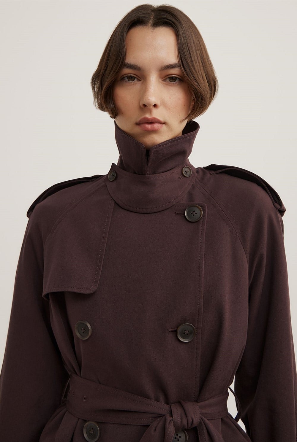 Longline Trench Coat