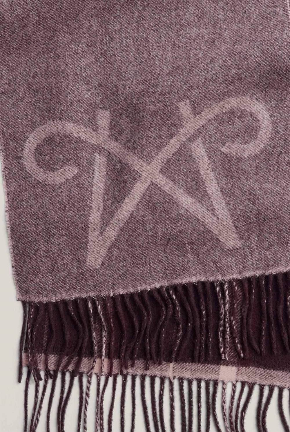 Monogram Check Scarf
