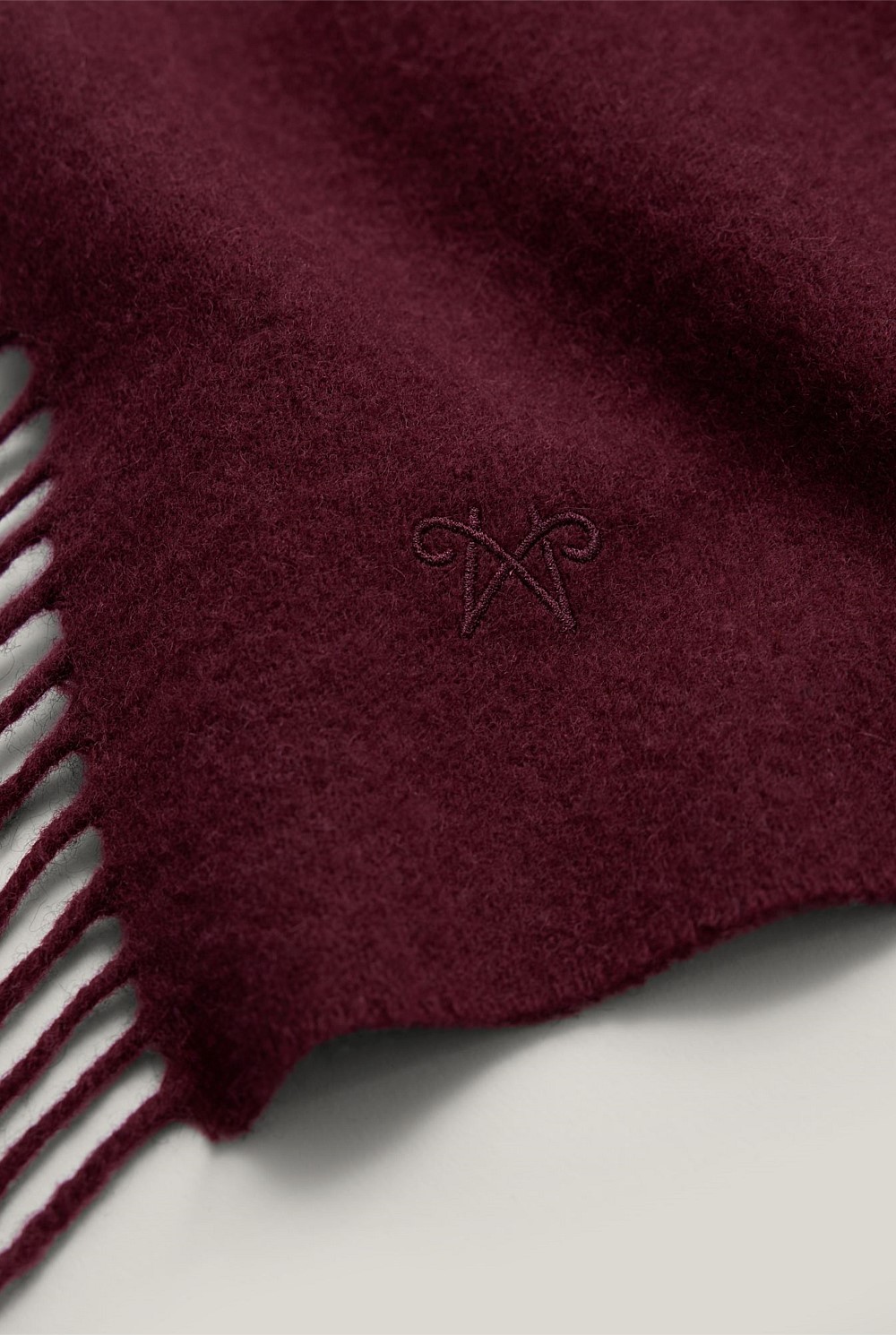 Fringe Wool Scarf