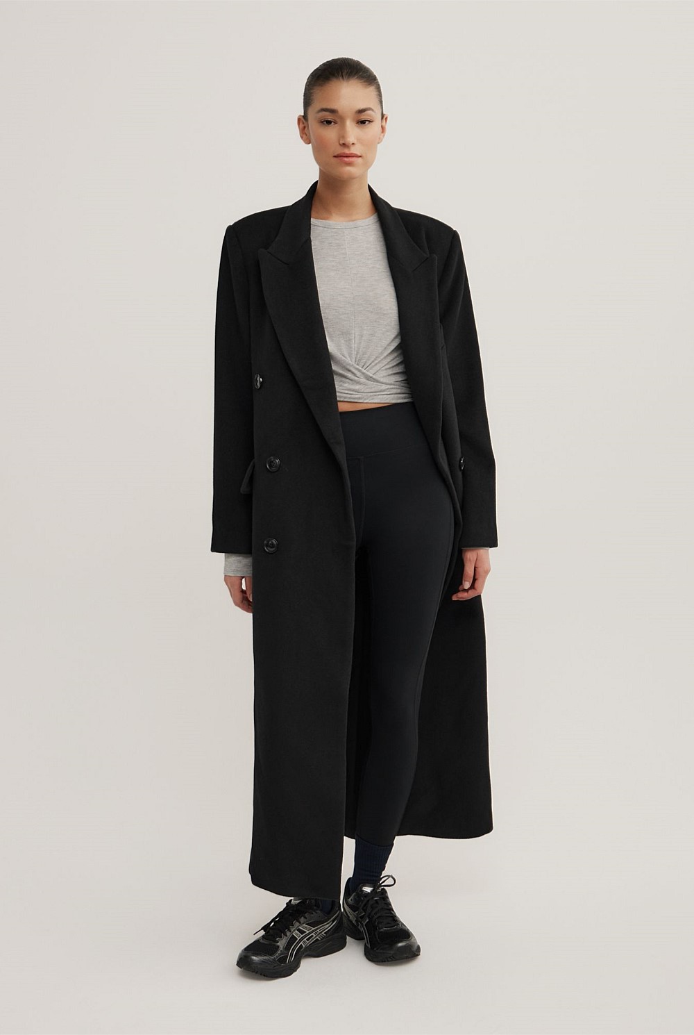 Cross Front Long Sleeve Top