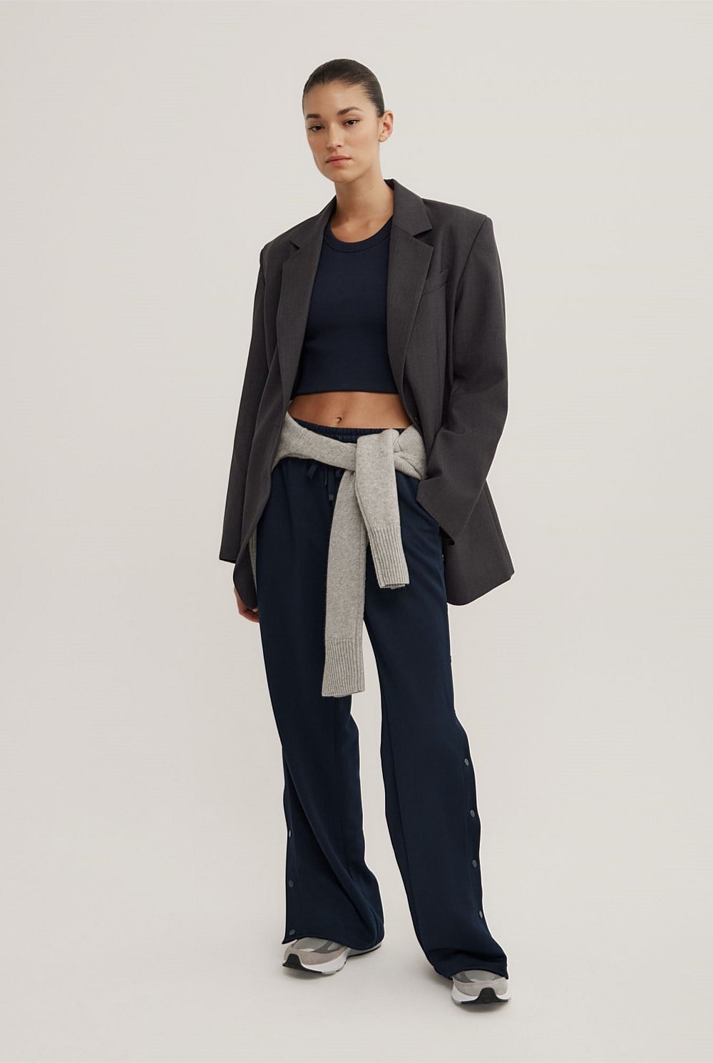 Side Snap Track Pants