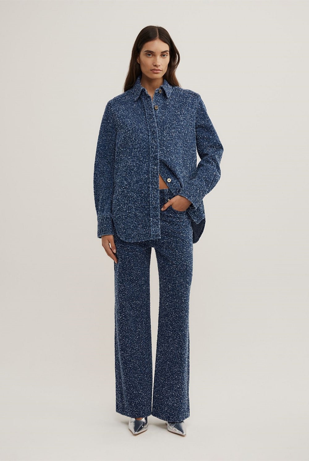 Boucle Denim Shirt