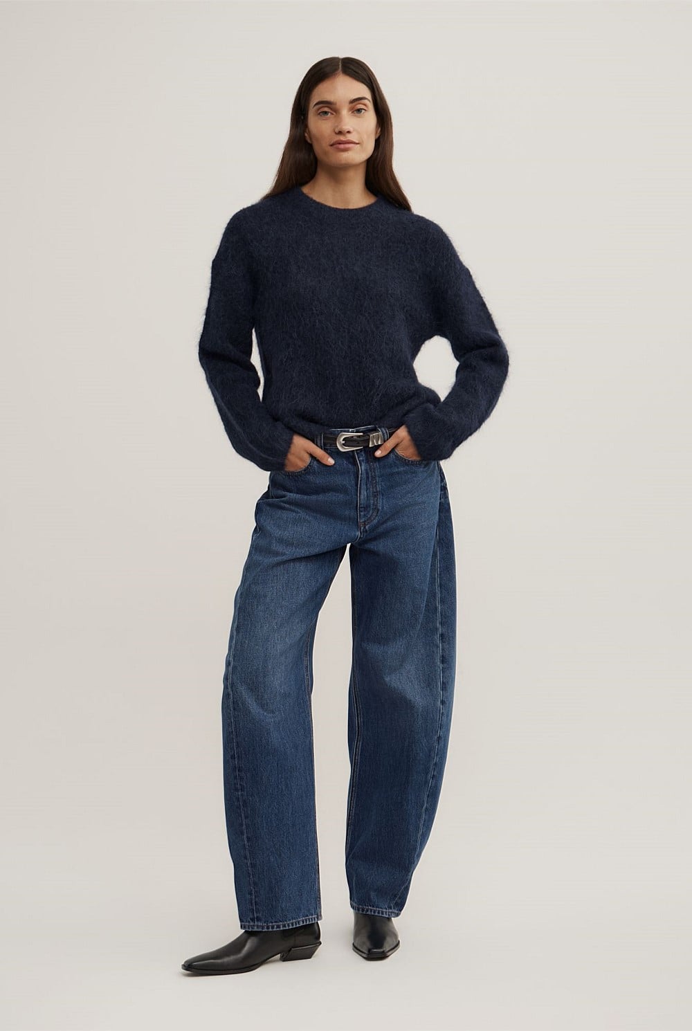 Fluffy Crew Knit