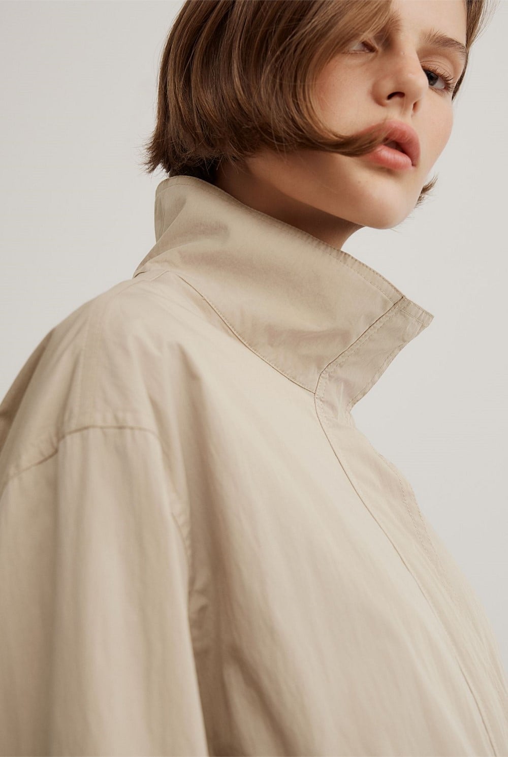 Funnel Zip Through Jacket
