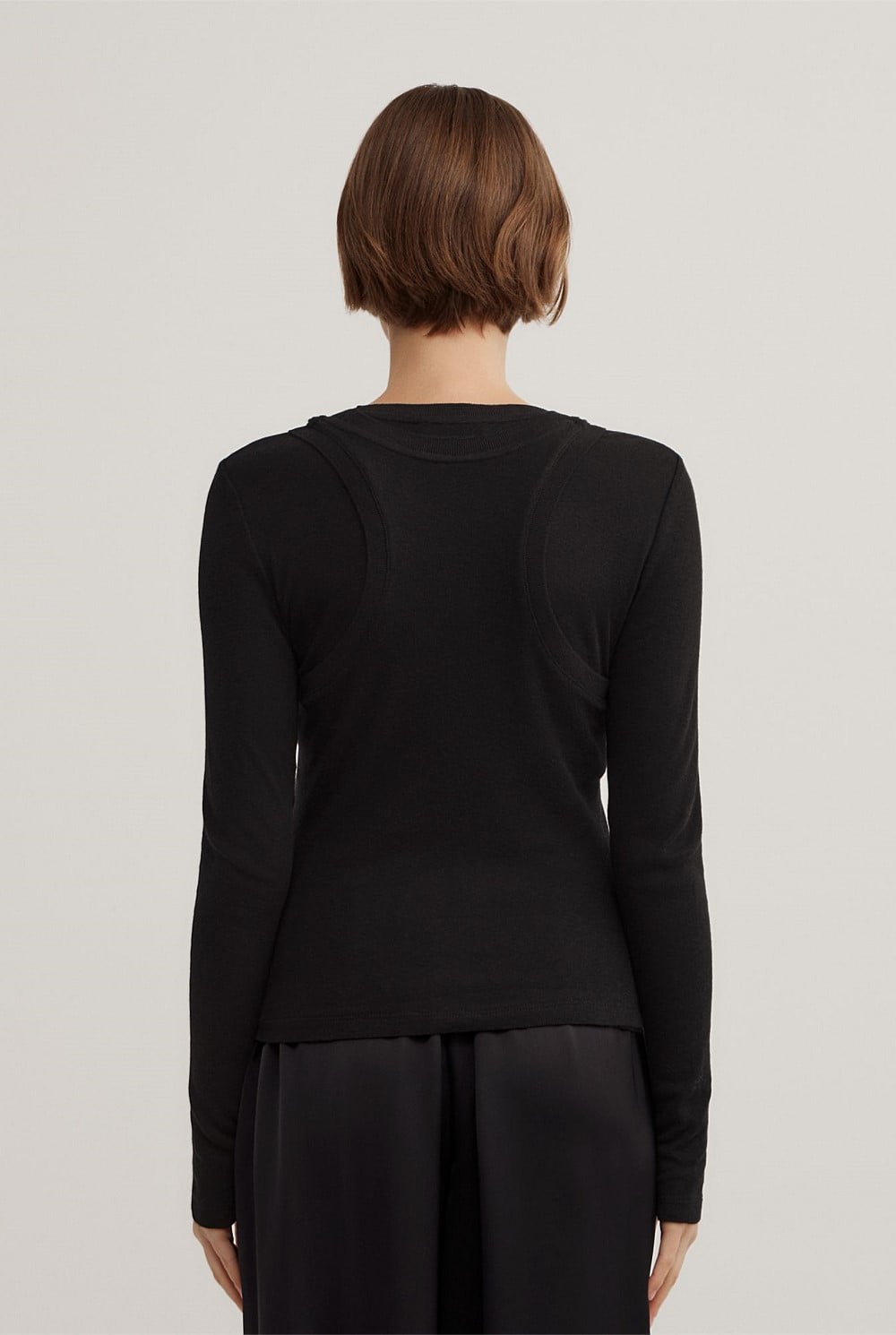 Long Sleeve Overlay Top