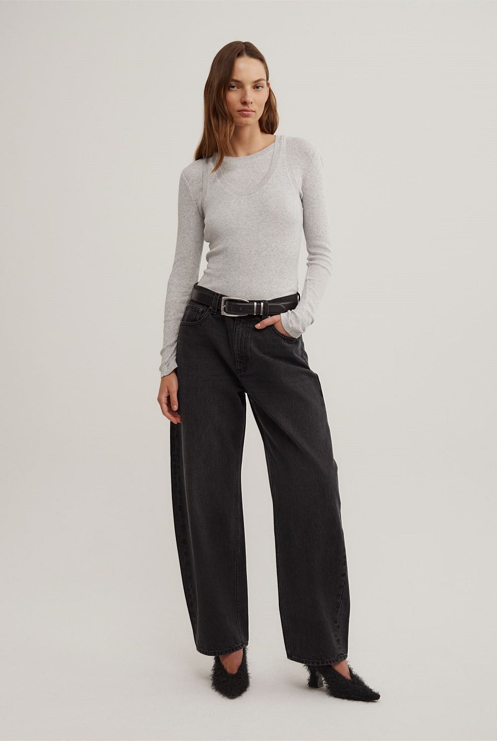 Long Sleeve Overlay Top