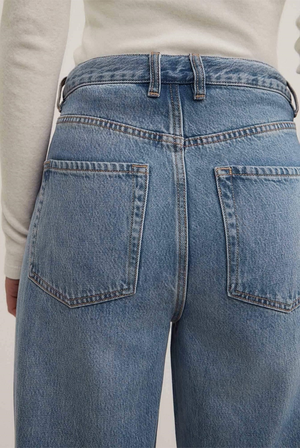 Drawcord Denim Jeans