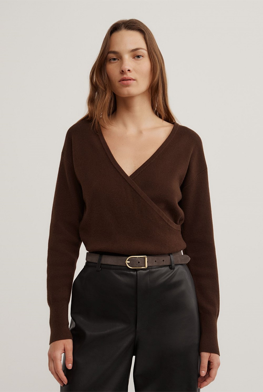Wrap Front Knit