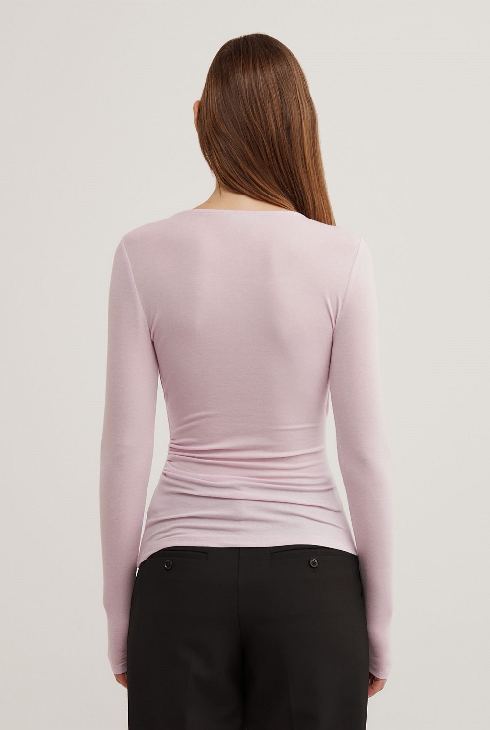 Wrap Jersey Top