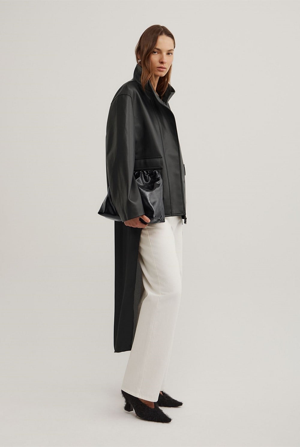 High Low Woven Top