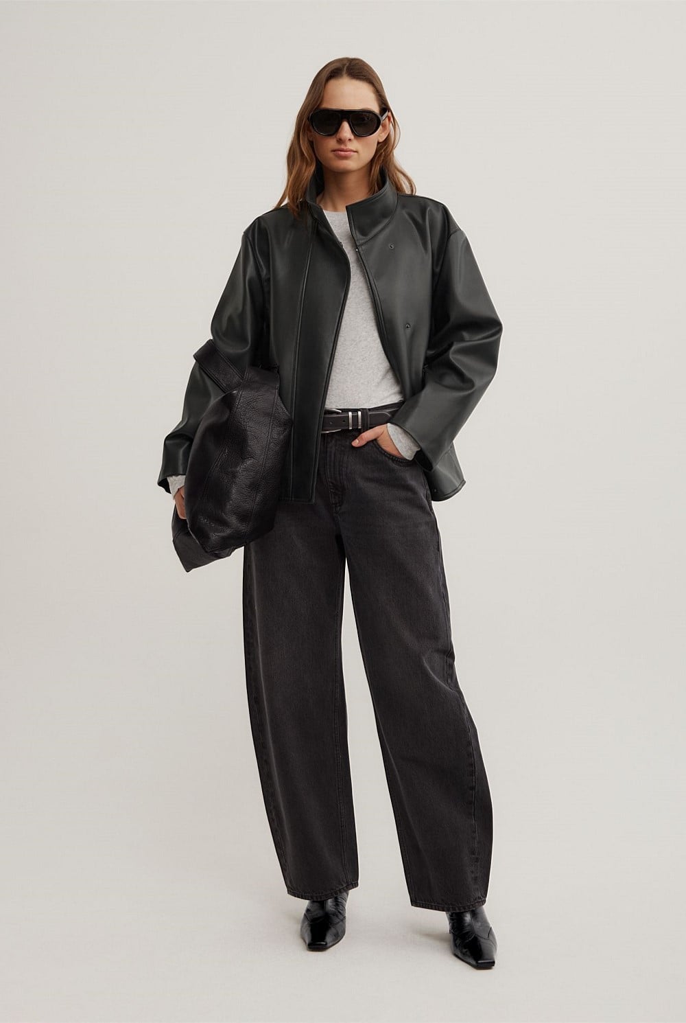 Boxy Biker Jacket