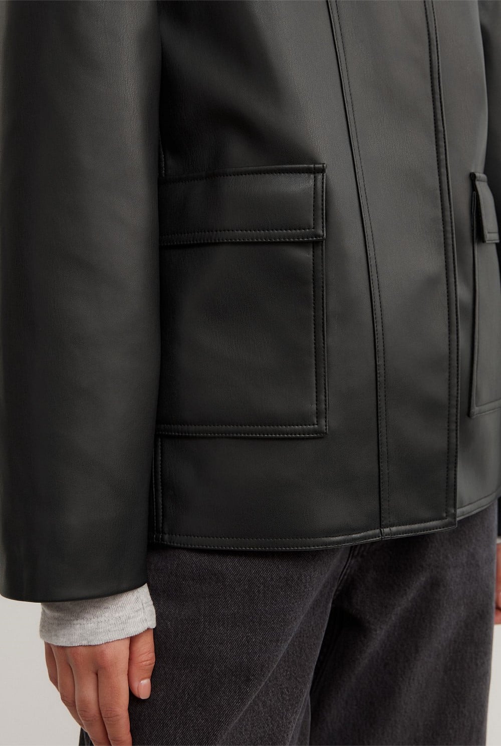 Boxy Biker Jacket