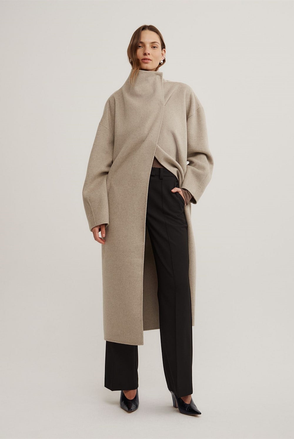 Tailored Straight Leg Pants