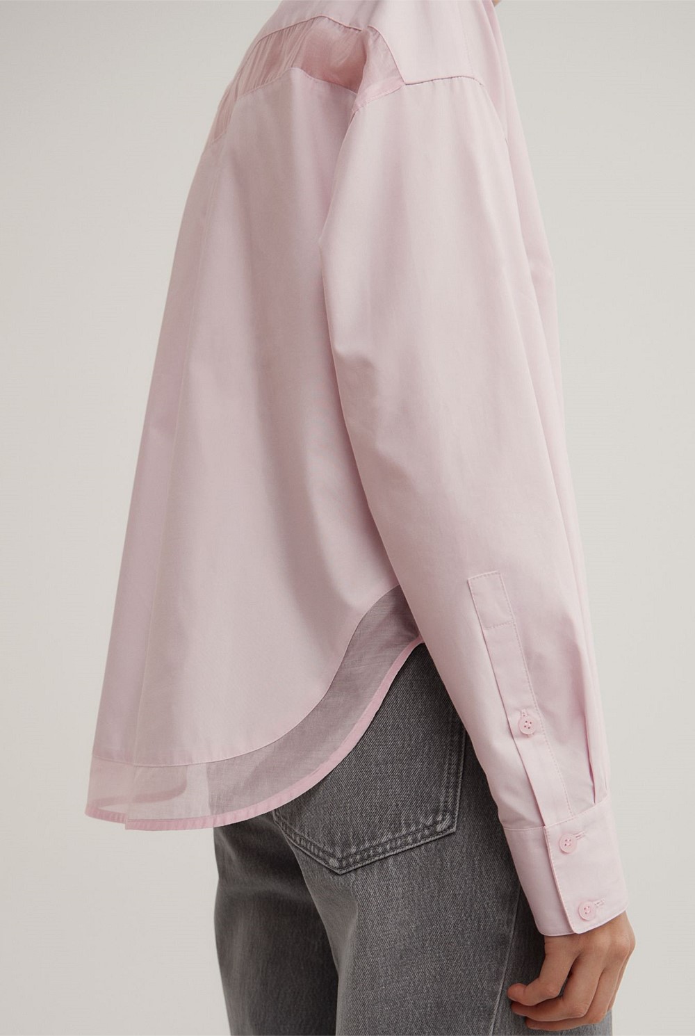 Sheer Insert Shirt