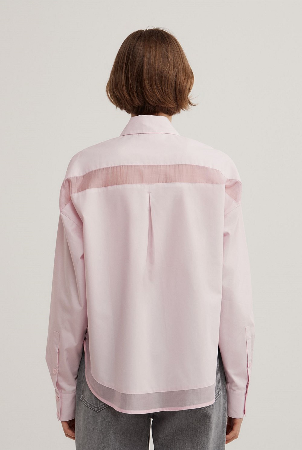 Sheer Insert Shirt