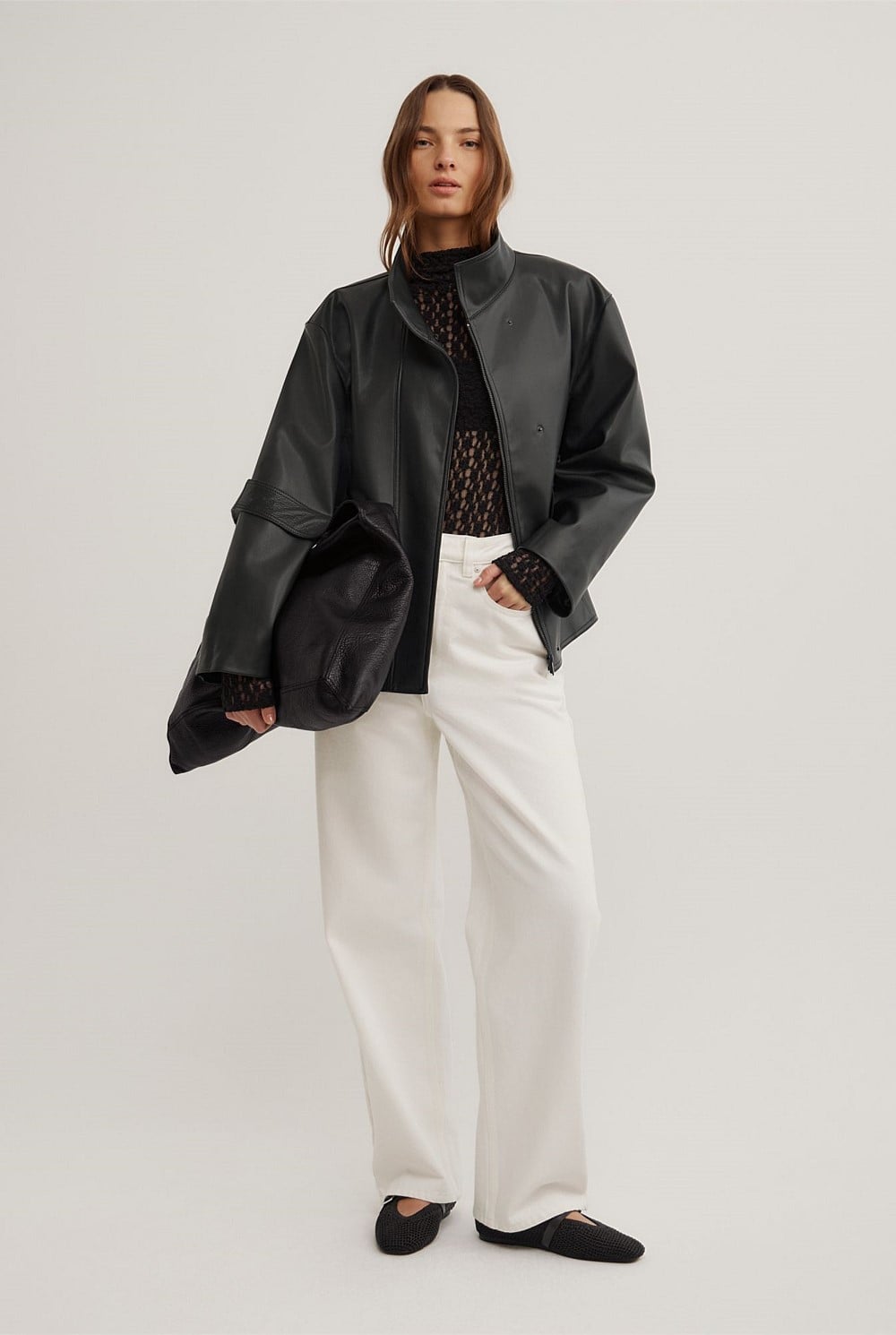 Textured Long Sleeve Top