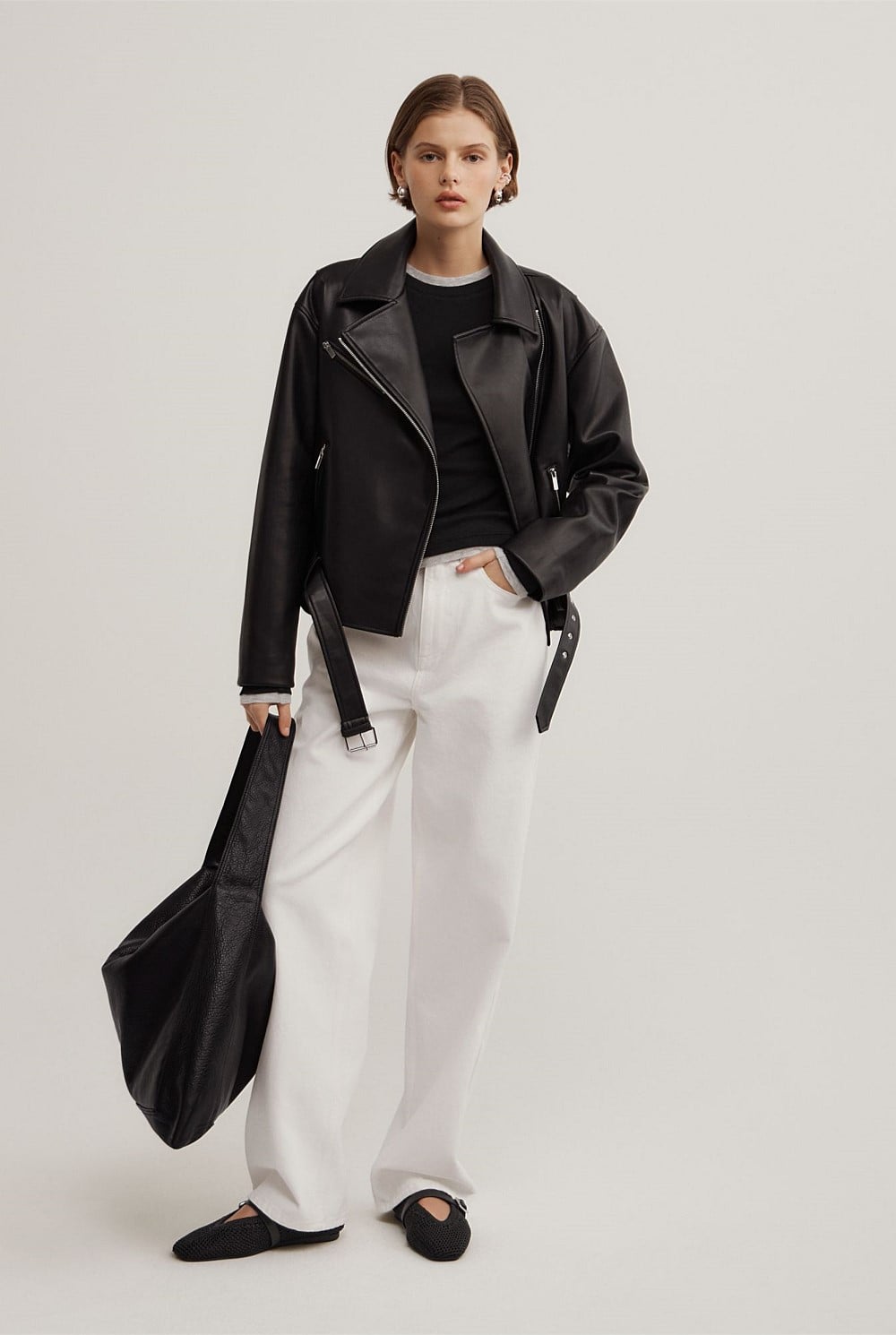 Contrast Trim Long Sleeve Top
