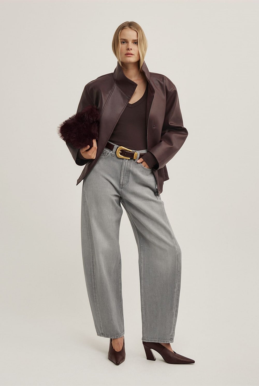 V-Neck Long Sleeve Top