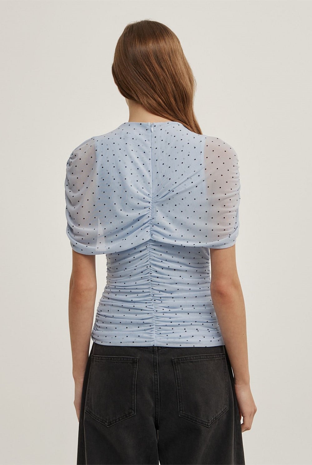 Mesh Cape Top