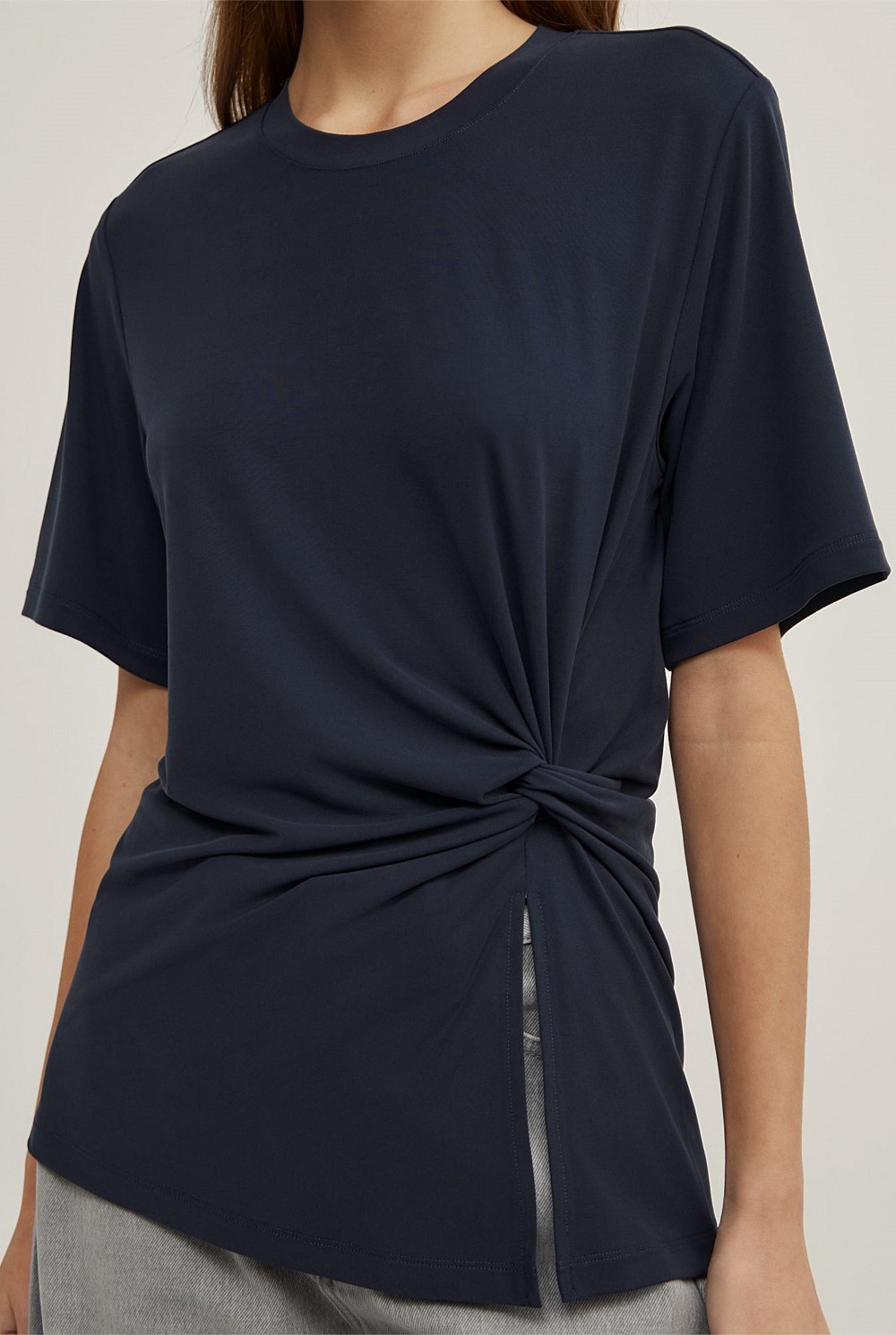 Twist Detail T-Shirt