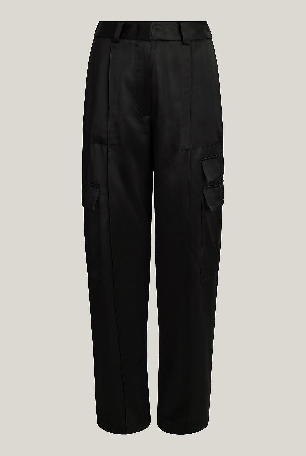 Satin Cargo Pant