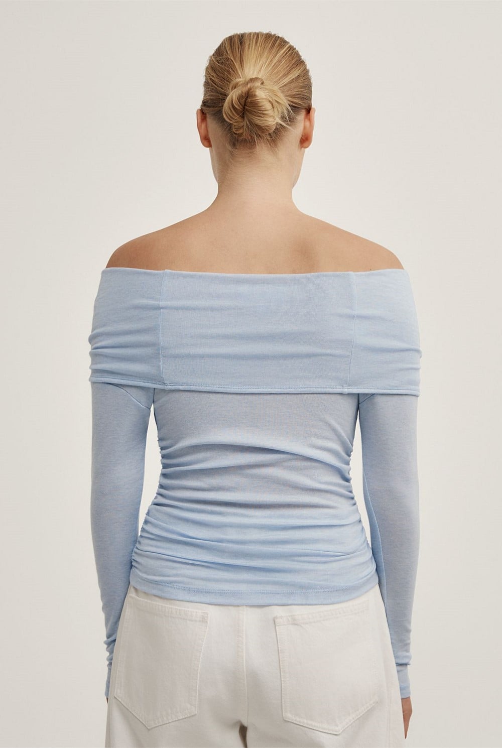 Off Shoulder Long-Sleeve Top