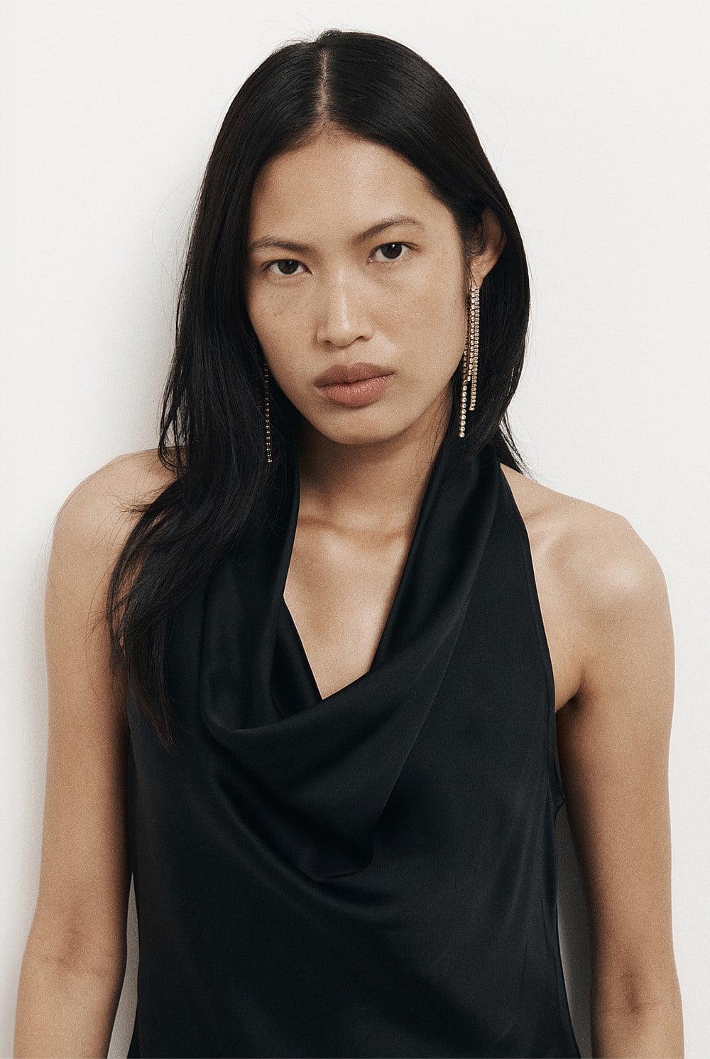 Asymmetric Halter Tunic