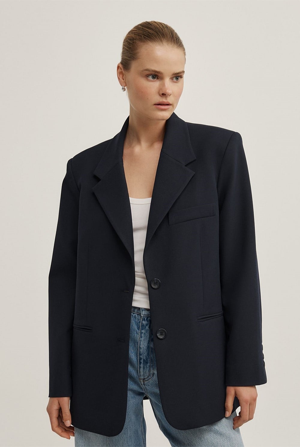 Wrap Front Blazer