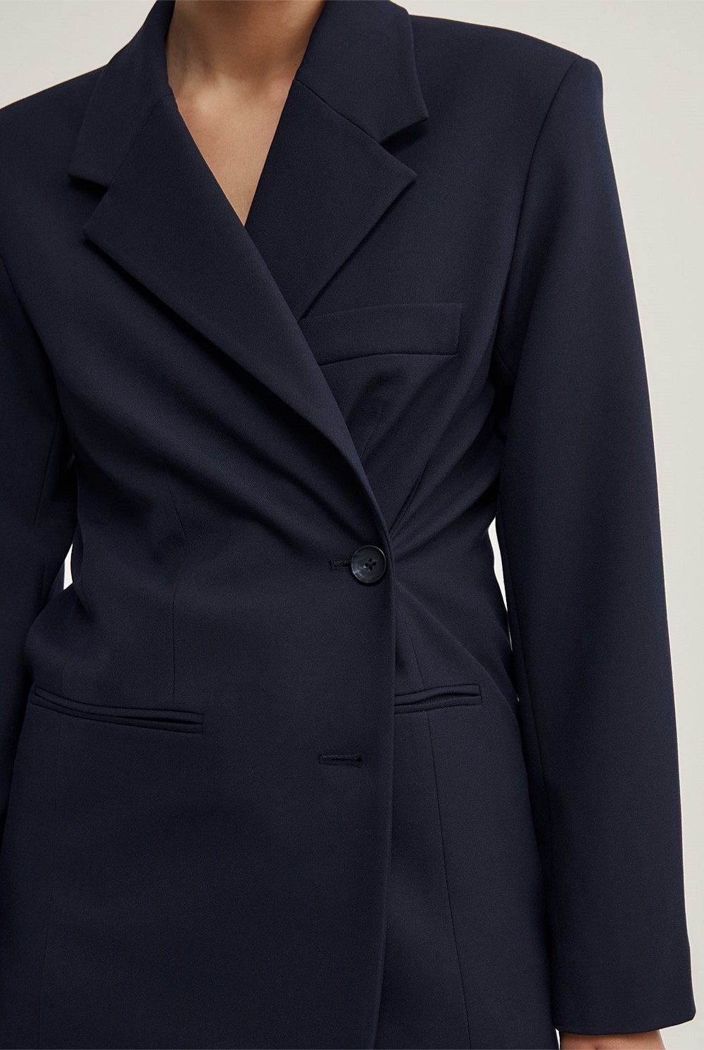 Wrap Front Blazer