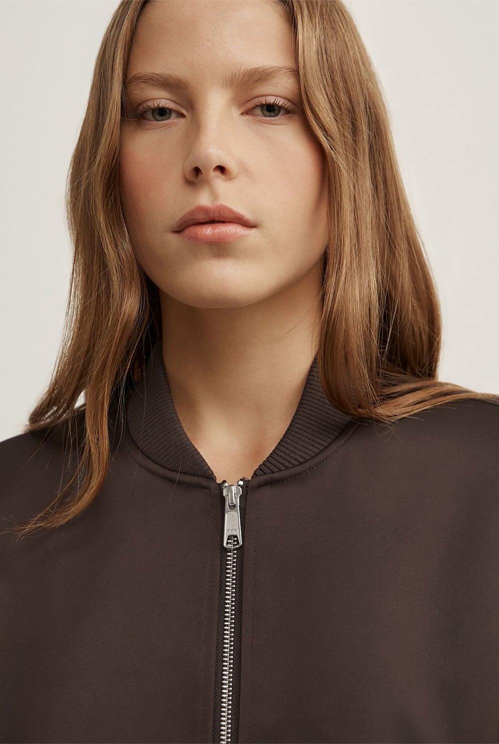 Satin Bomber Jacket