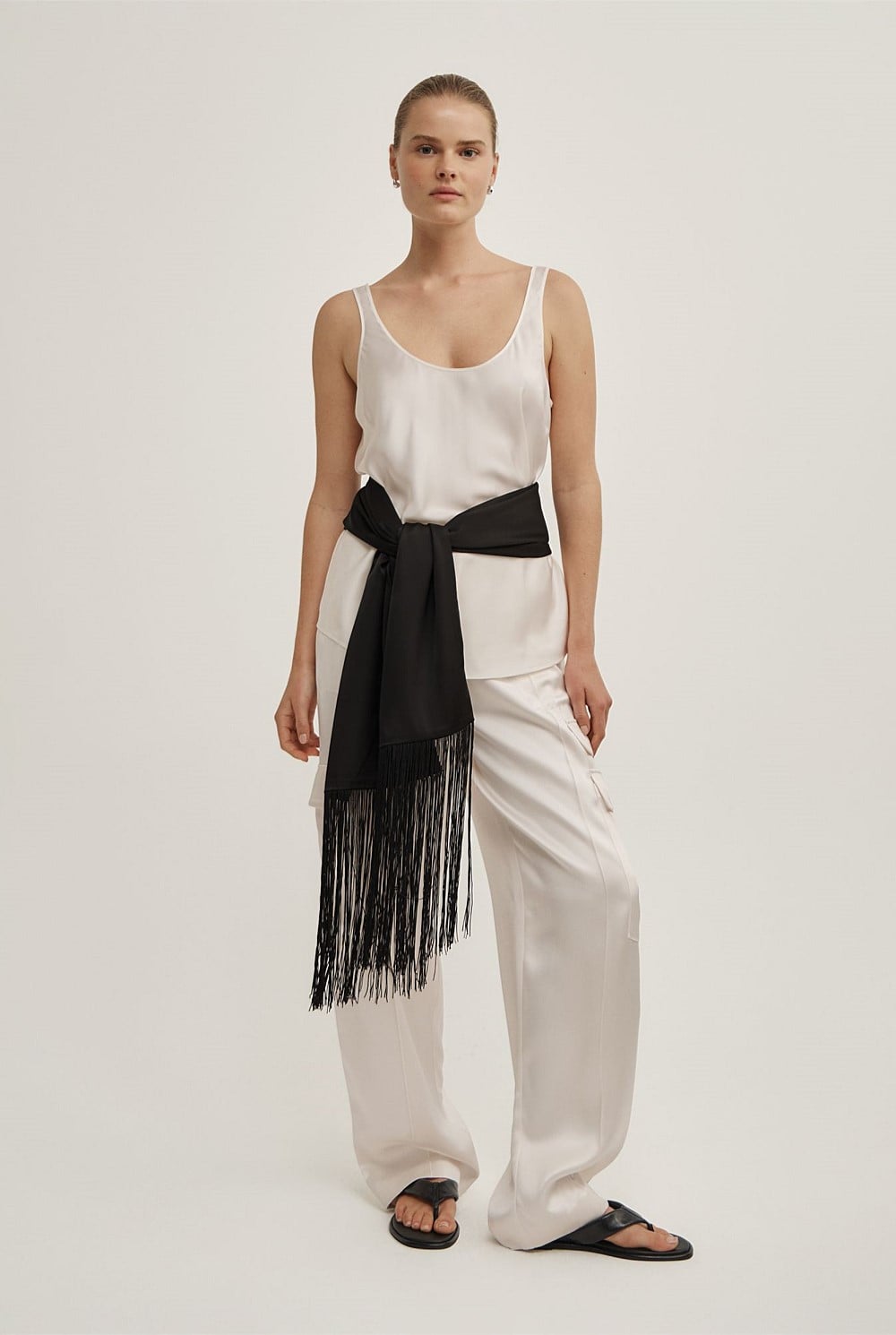 Lee Fringe Scarf
