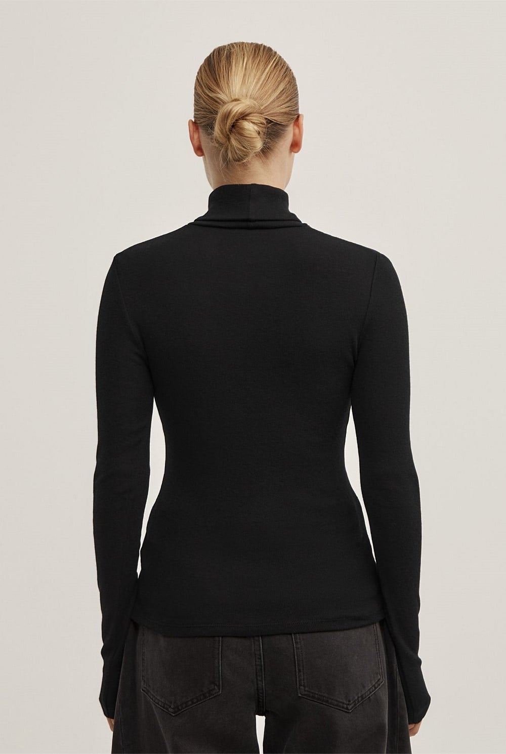 Fine High Neck Top