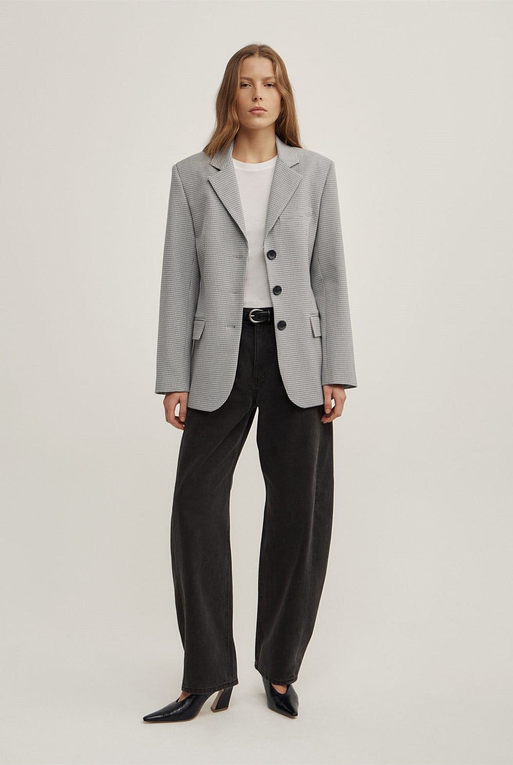 Houndstooth Blazer