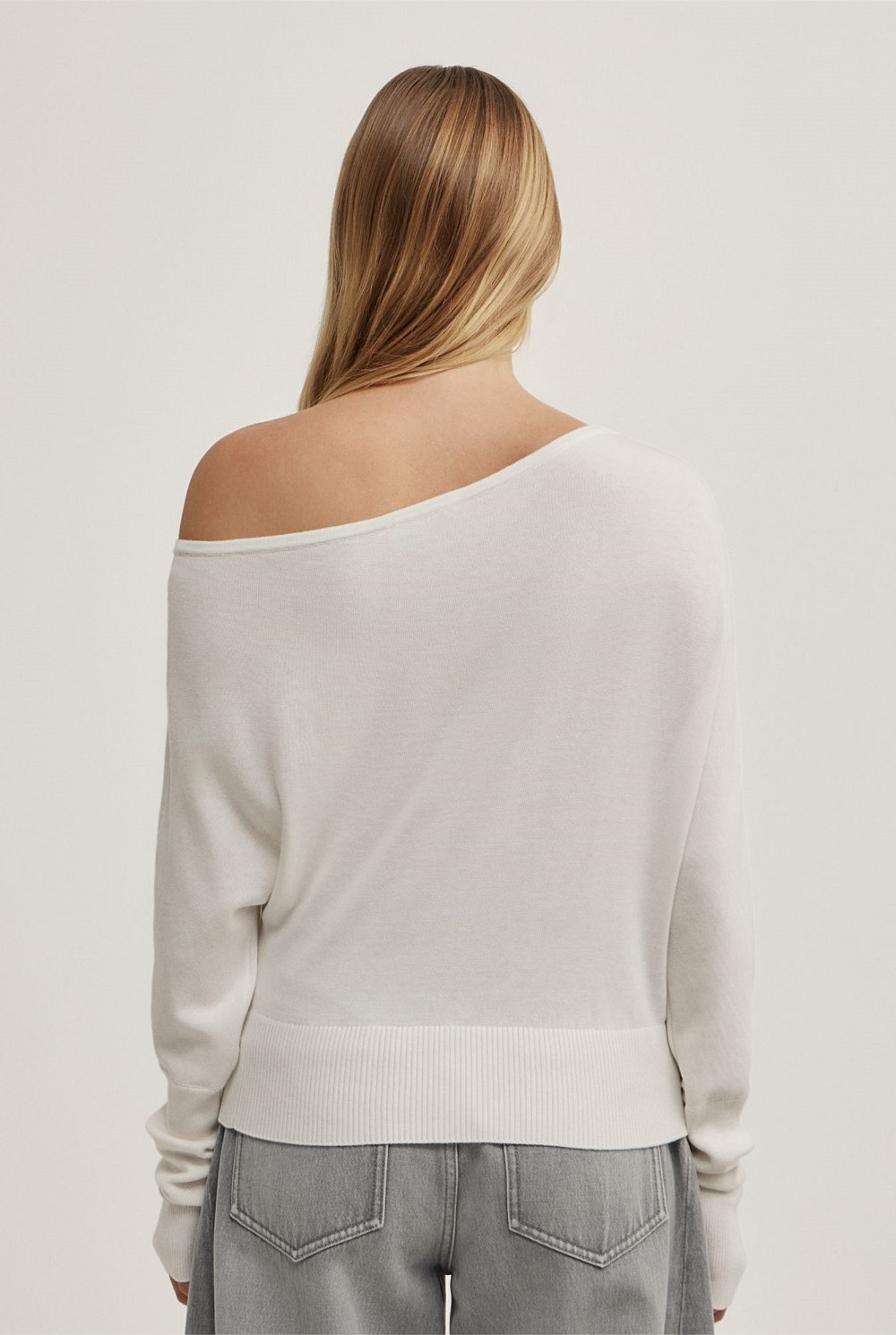 Fine Asymmetric Knit