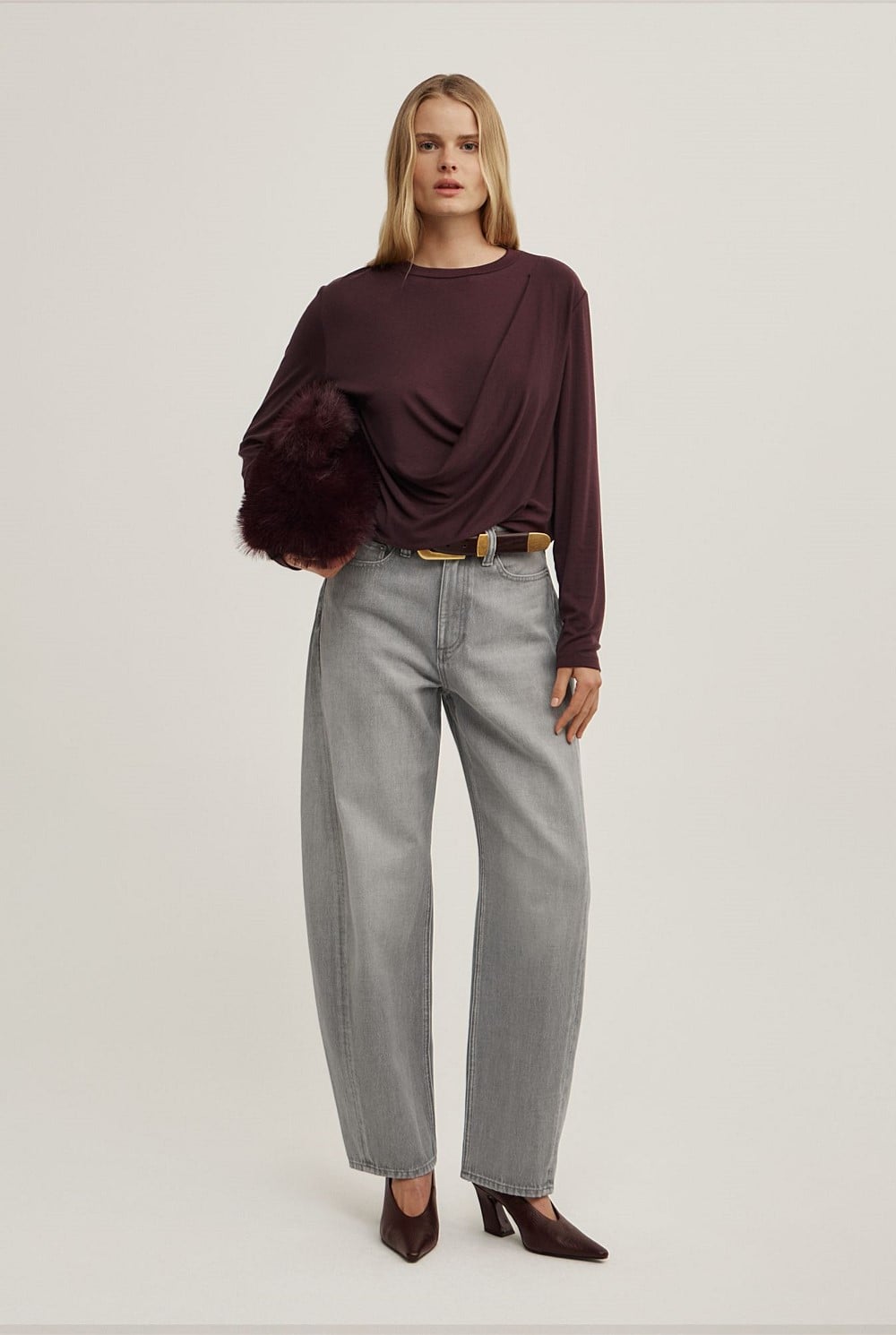 Relaxed Draped Top
