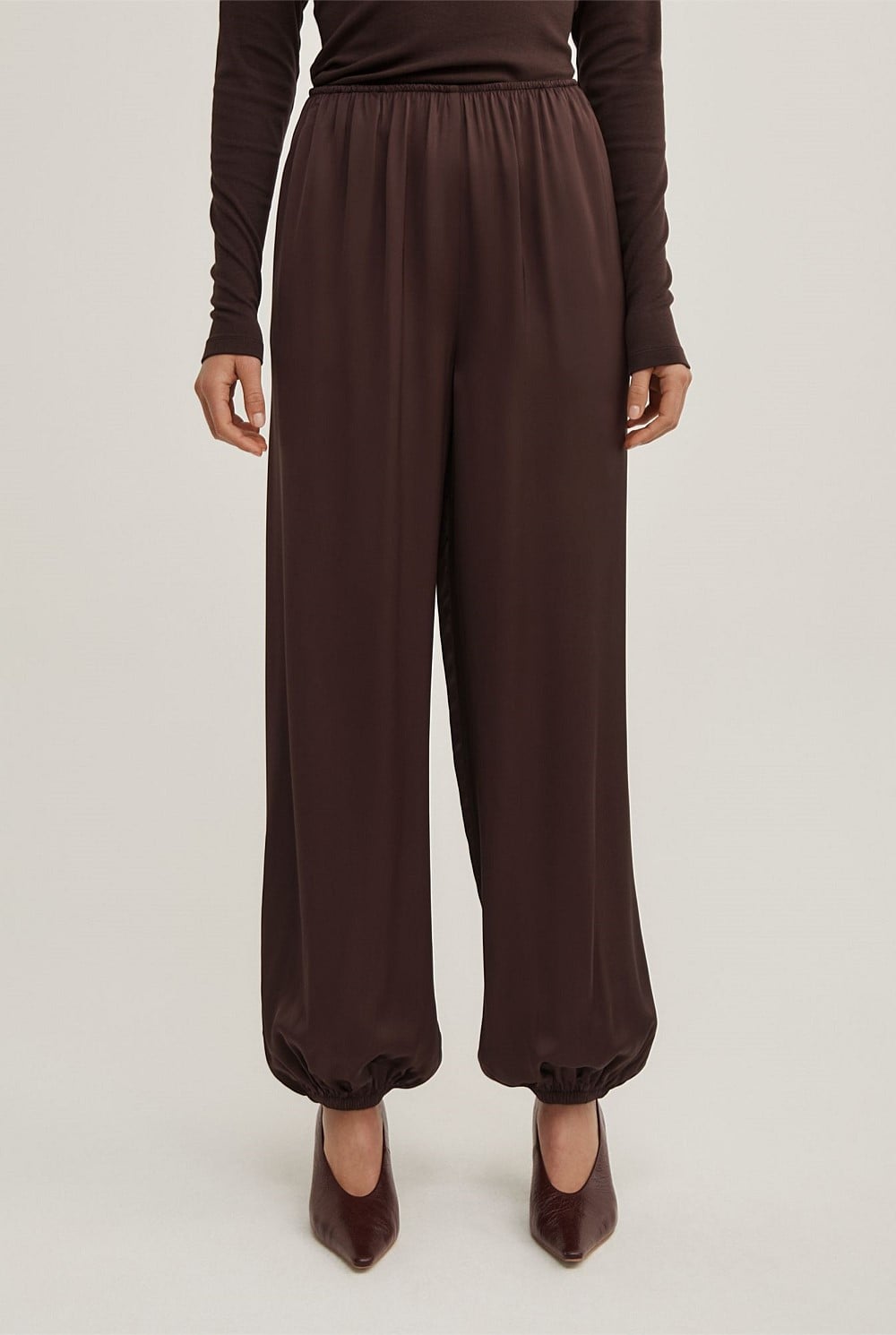 Satin Balloon Pant