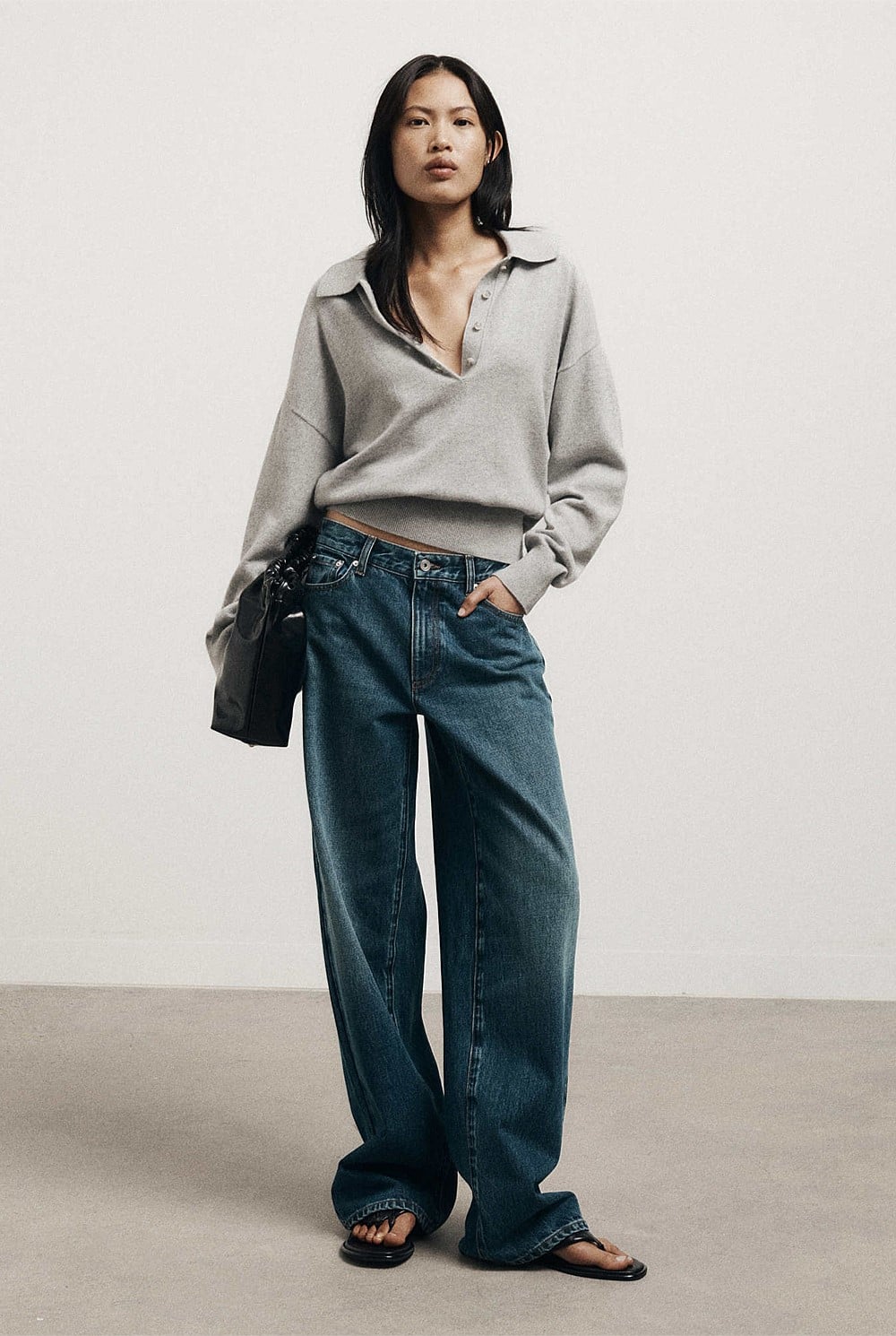 Collared Knit Polo