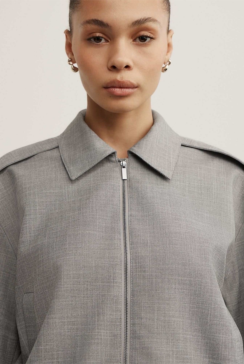 Fluid Bomber Jacket
