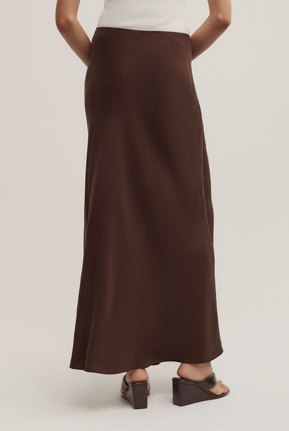 Cupro Slip Skirt