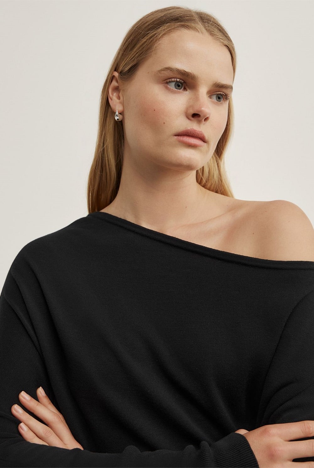 Fine Asymmetric Knit
