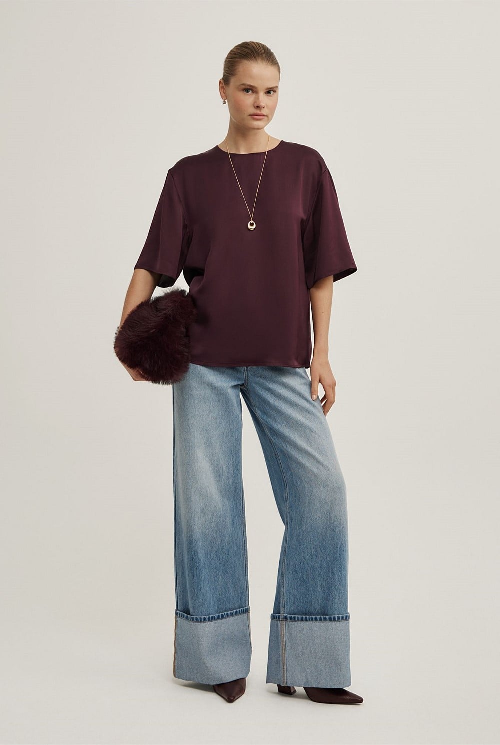 Satin T-Shirt
