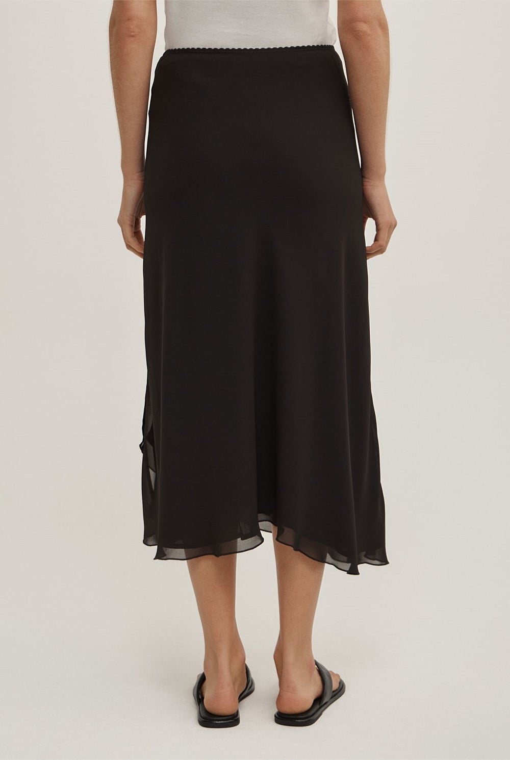 Asymmetric Soft Skirt