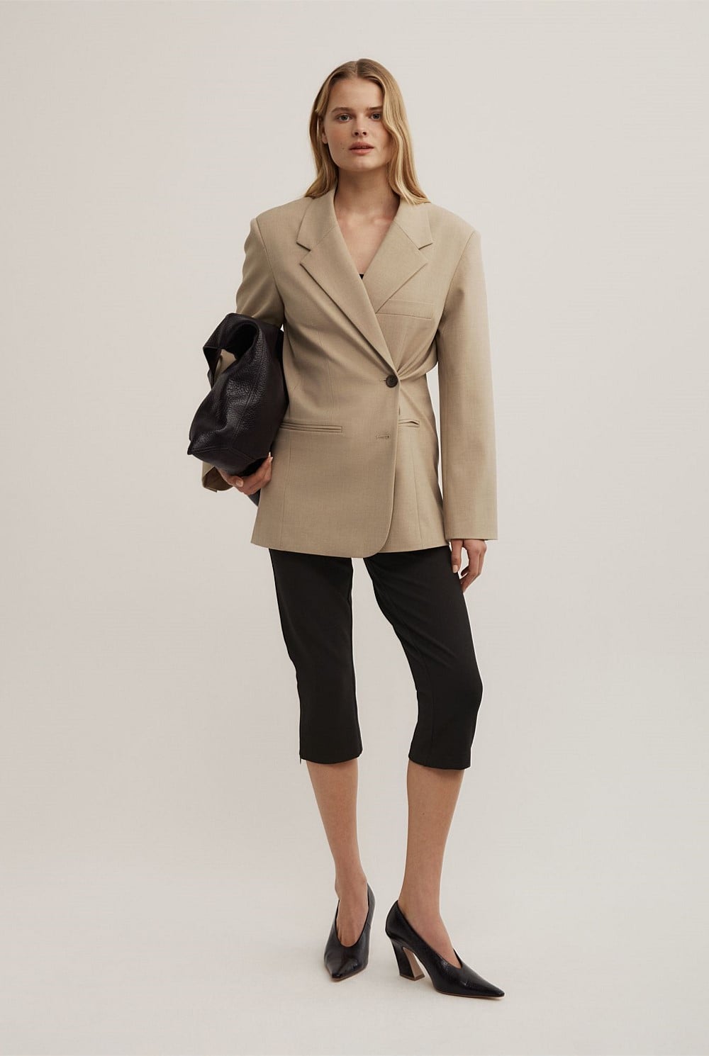 Wrap Front Blazer