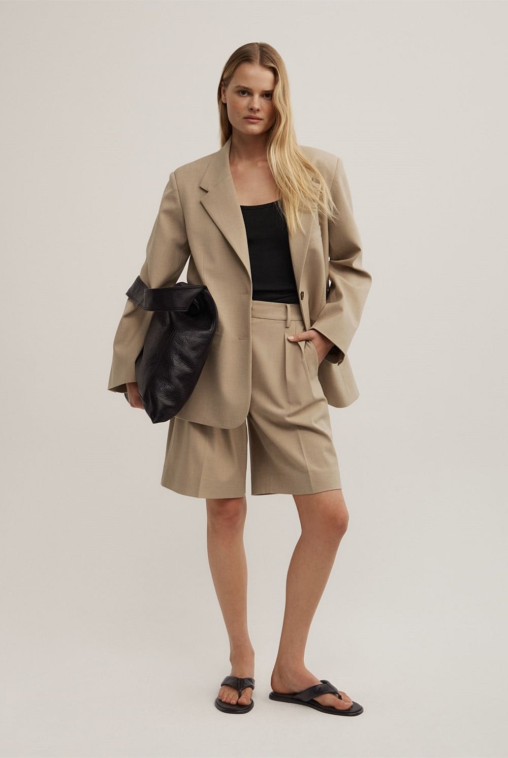 Wrap Front Blazer