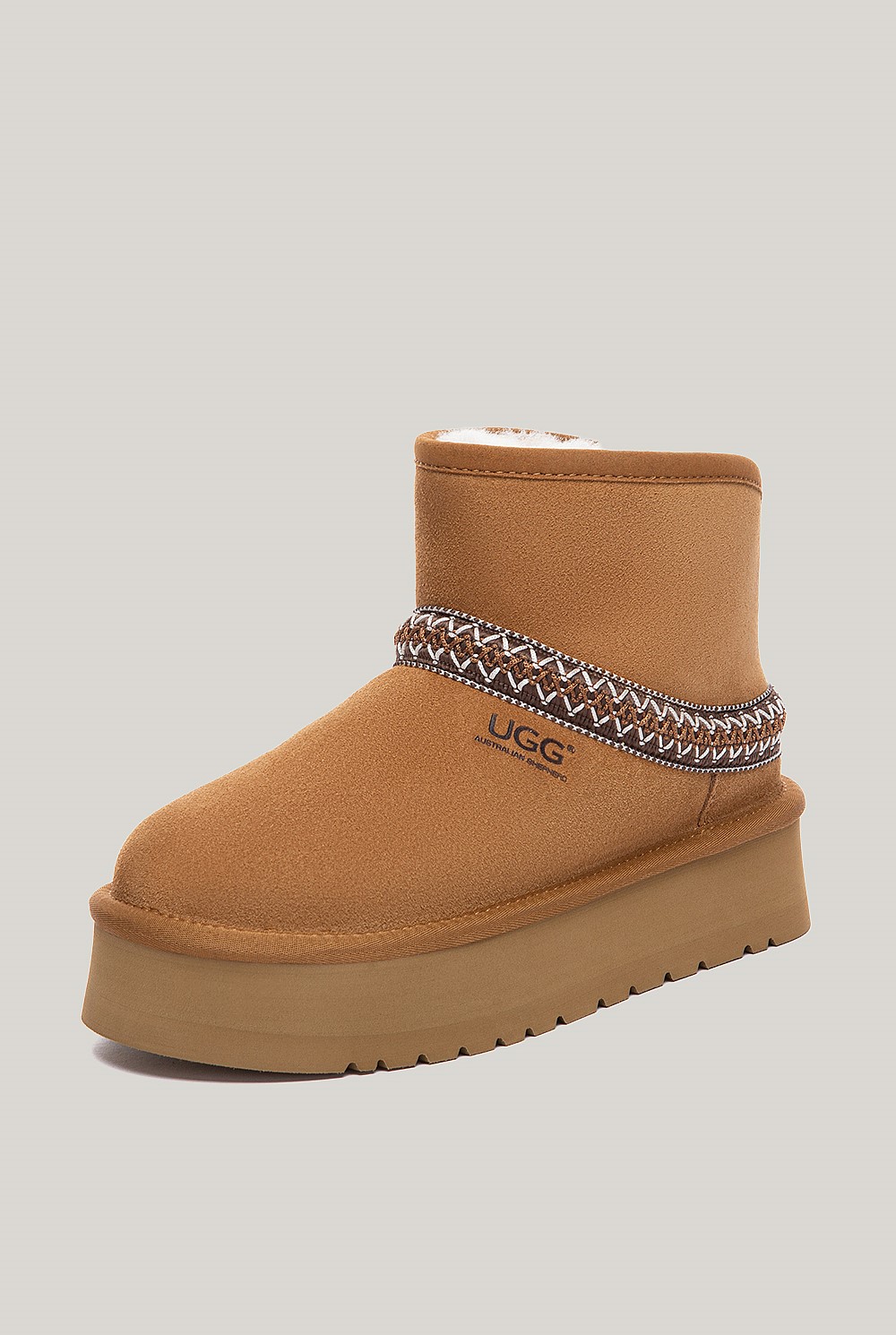 Fayle Knitted Platform Short Boots
