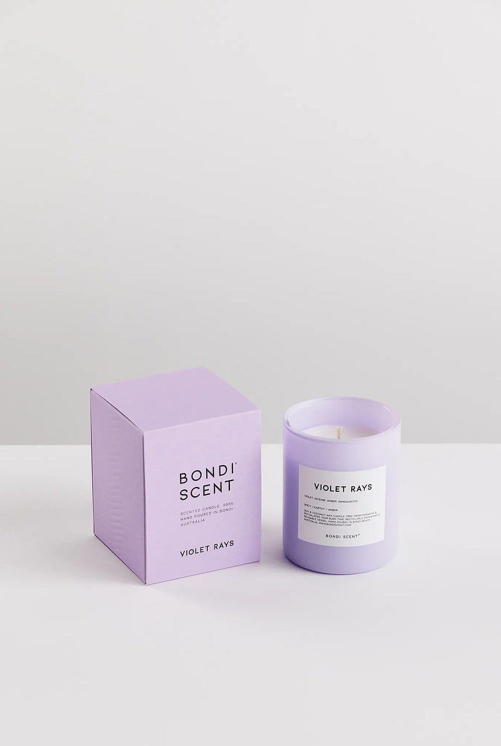 Violet Rays Candle + Travel Tin Bundle